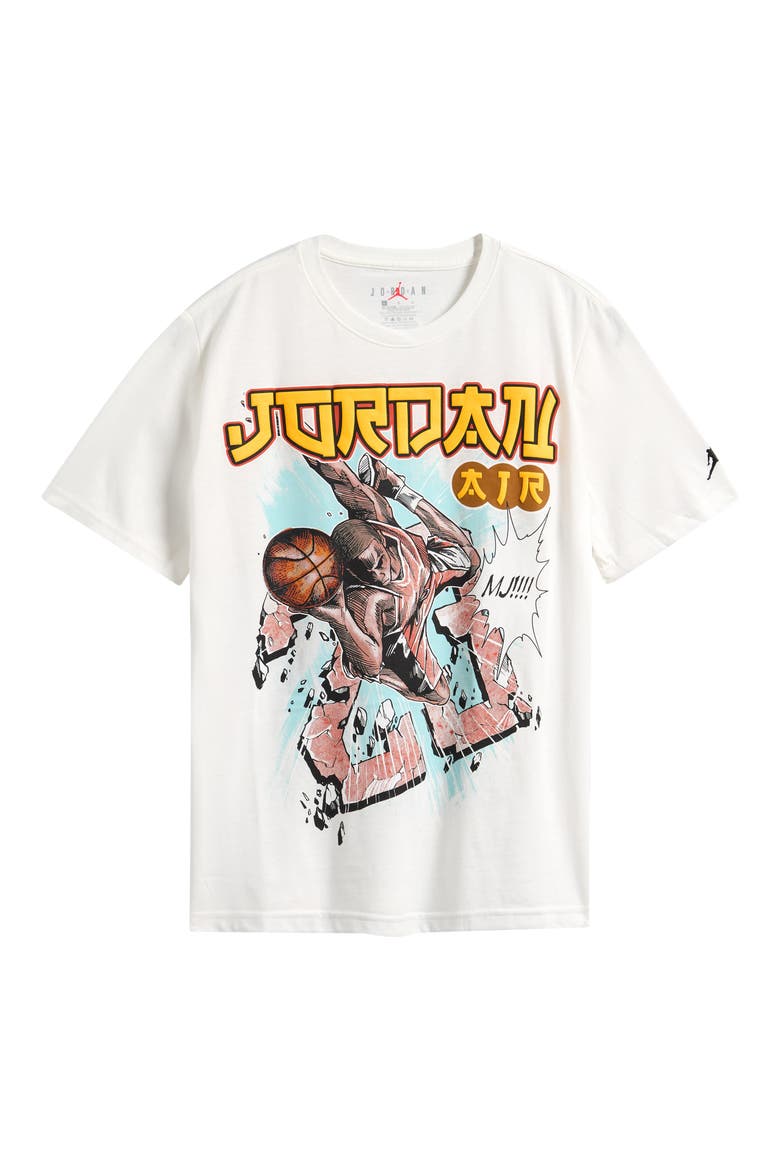 Kids' Brooklyn Cotton Blend Graphic T-Shirt, Main, color, SAIL