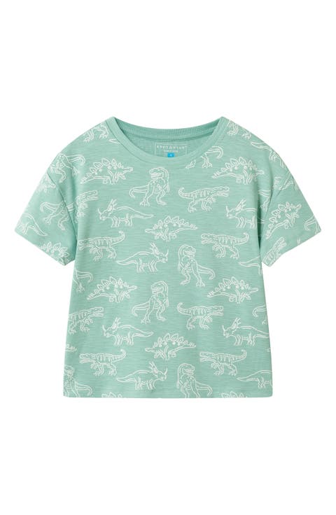 Kids' Graphic Cotton Blend T-Shirt (Toddler & Little Kid)