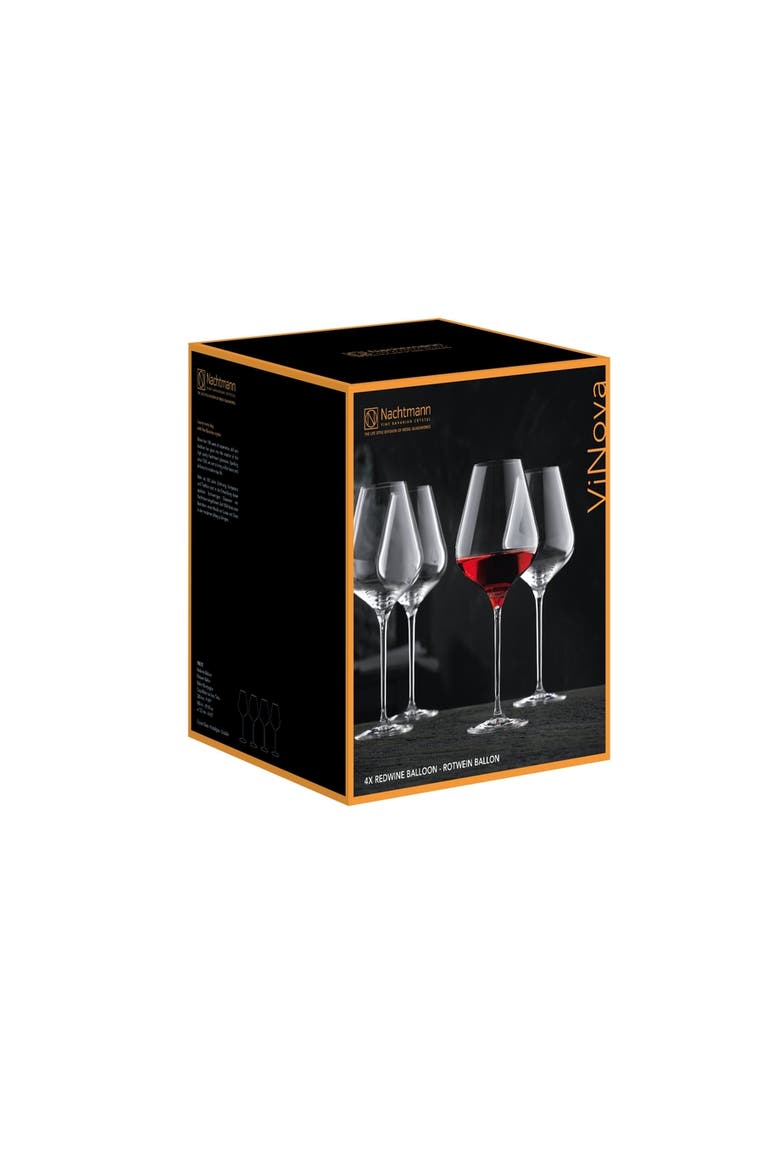 ViNova Wine Glass, Set of 4, Alternate, color, Red Balloon
