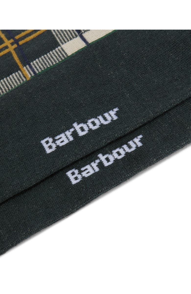 Barbour Blyth Plaid Cotton Blend Socks, Alternate, color, Ancient Tartan