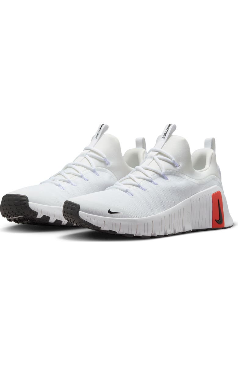Nike Free Metcon 6 Training Shoe, Main, color, White/ Black/ Red/ Platinum
