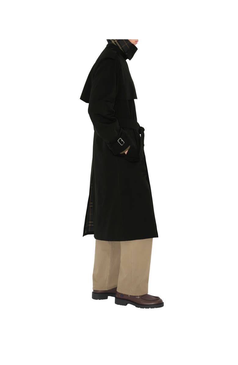 Burberry Long Gabardine Trench Coat, Alternate, color, 