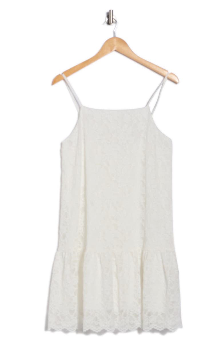 NSR A-Line Lace Minidress, Alternate, color, White