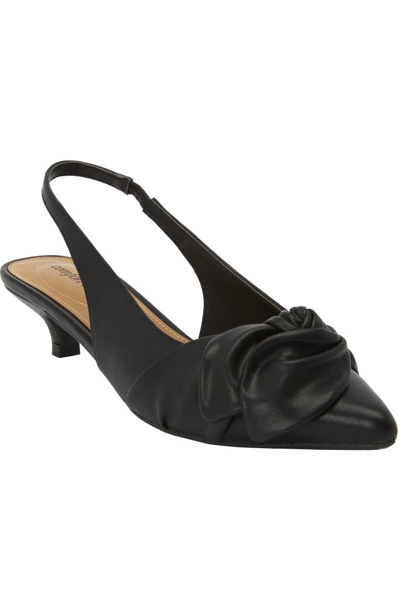 Comfortview The Tia Slingback, Main, color, Black