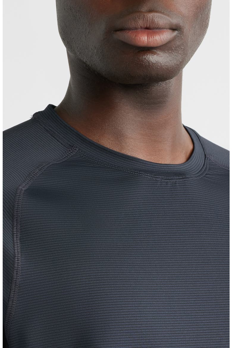 Perforated Training T-Shirt, Alternate, color, BLACK CAVIAR
