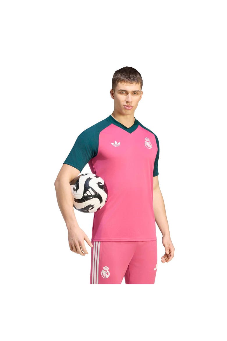 Men's adidas  Pink Real Madrid 2026/27 Away Pre-Match Jersey, Main, color, Pink