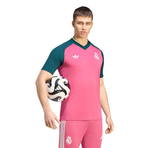 Men's adidas  Pink Real Madrid 2026/27 Away Pre-Match Jersey