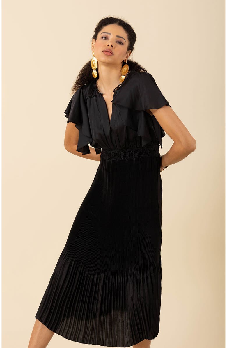 Hale Bob Della Solid Maxi Dress, Main, color,
