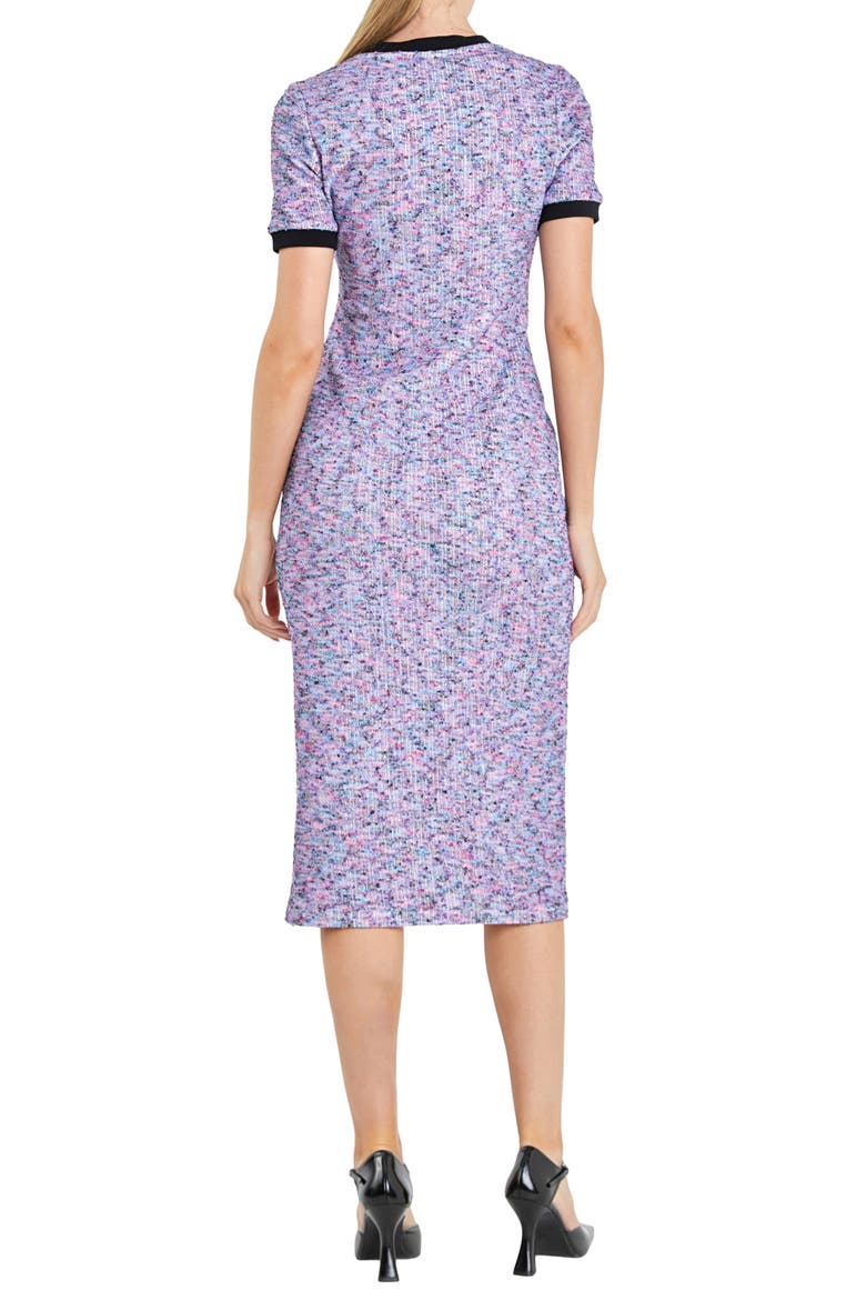 Rainbow Knit Midi Dress, Alternate, color, BLUE MULTI
