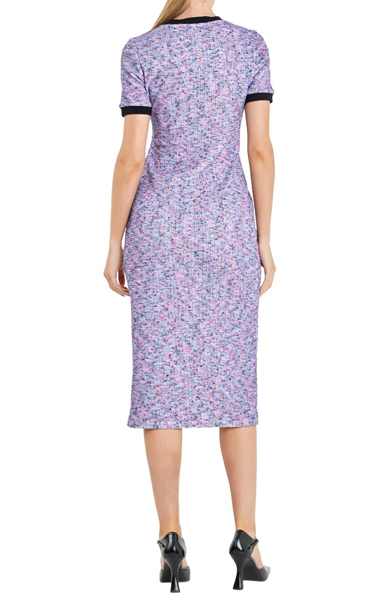 English Factory Rainbow Knit Midi Dress, Alternate, color, Blue Multi