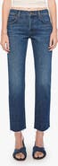 MOTHER The Hiker Hover Mid Rise Straight Leg Jeans