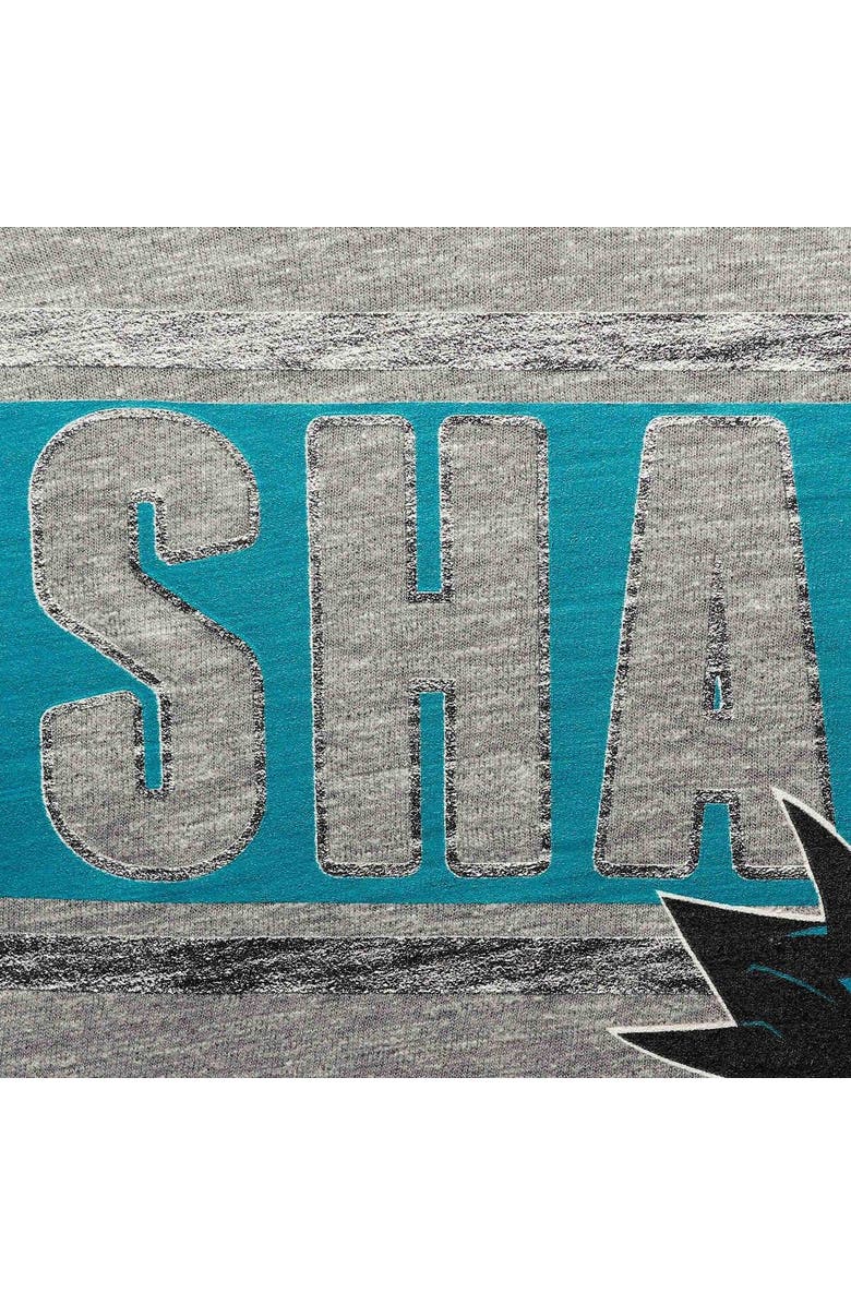 '47 Women's '47 Gray San Jose Sharks Clutch Hero Tri-Blend T-Shirt, Alternate, color, 