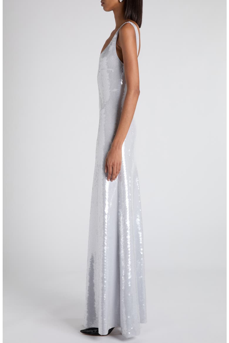 Scoop Neck Sleeveless Sequin Gown, Alternate, color, GREY