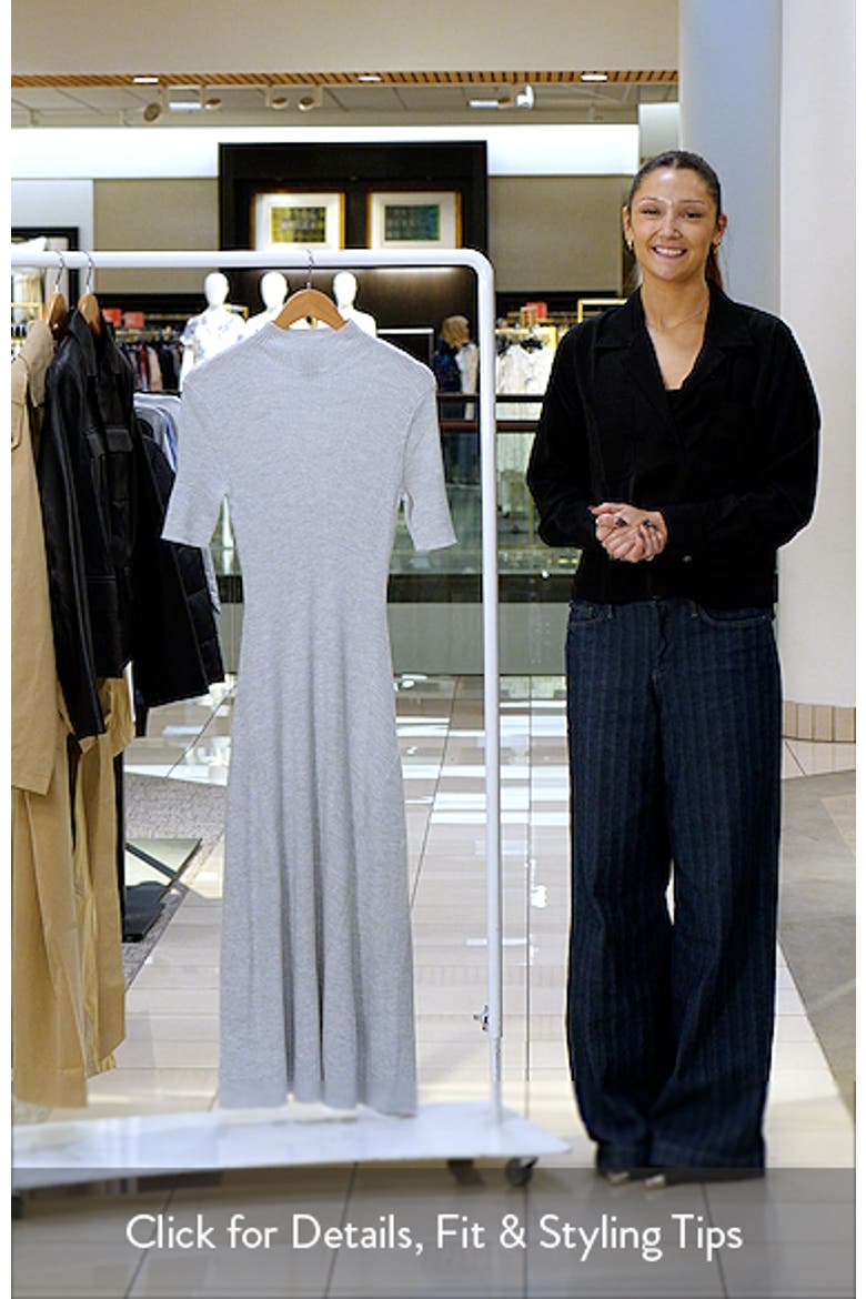 Farie Rib Wool Maxi Sweater Dress video