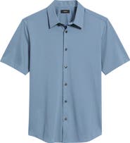 Theory Irving Short Sleeve Button-Up Shirt