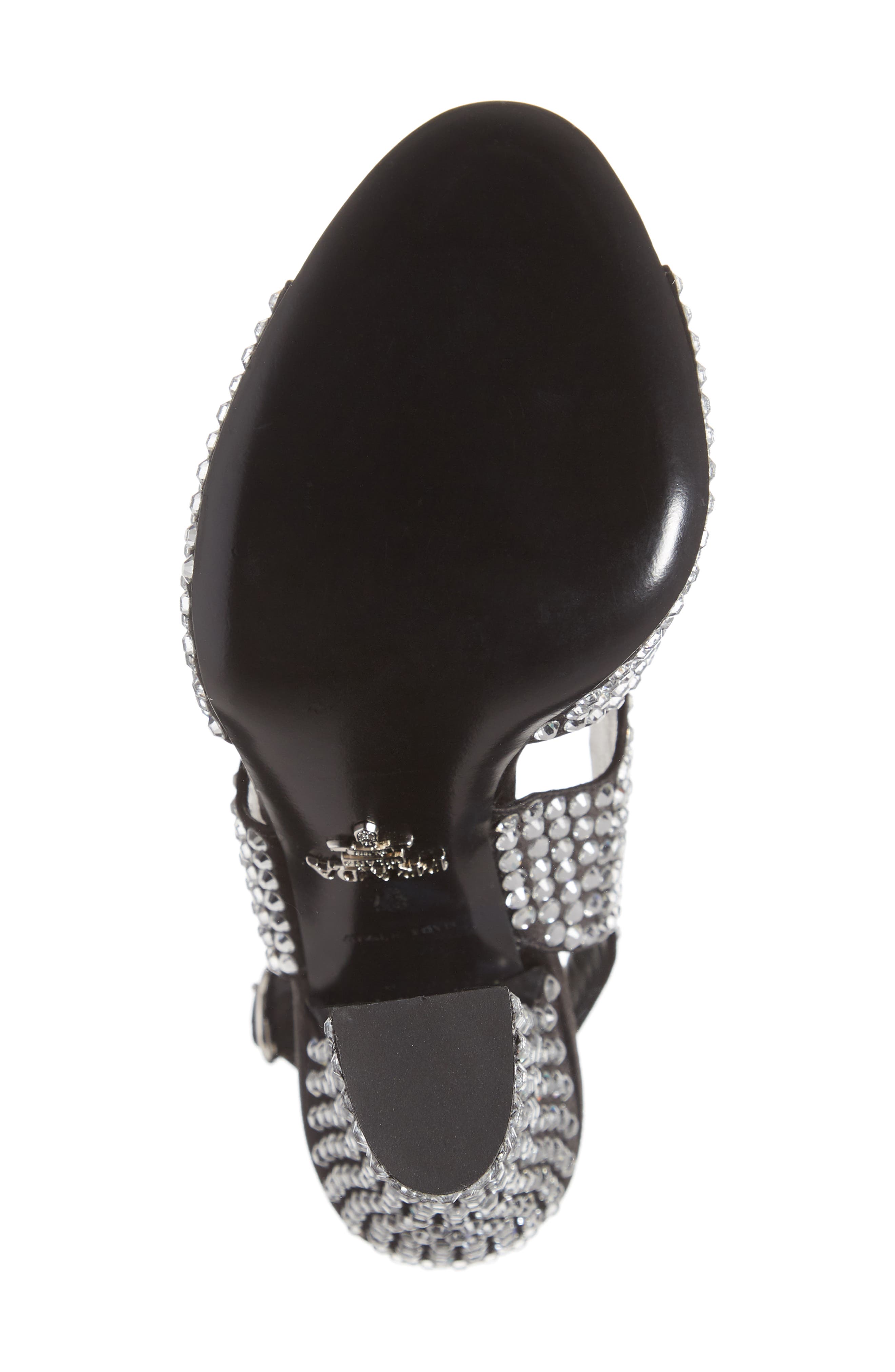 Prada Jewel Slingback Sandal, Alternate, color, 