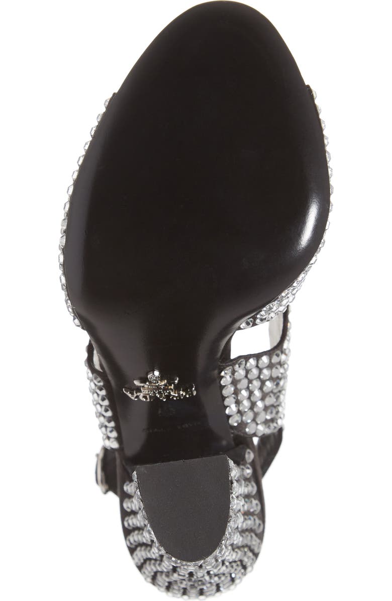 Prada Jewel Slingback Sandal, Alternate, color,