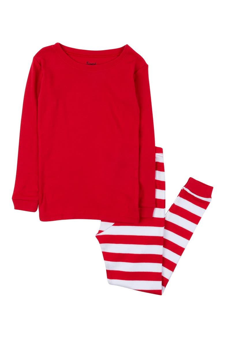 2-Piece Pajamas, Main, color, RED