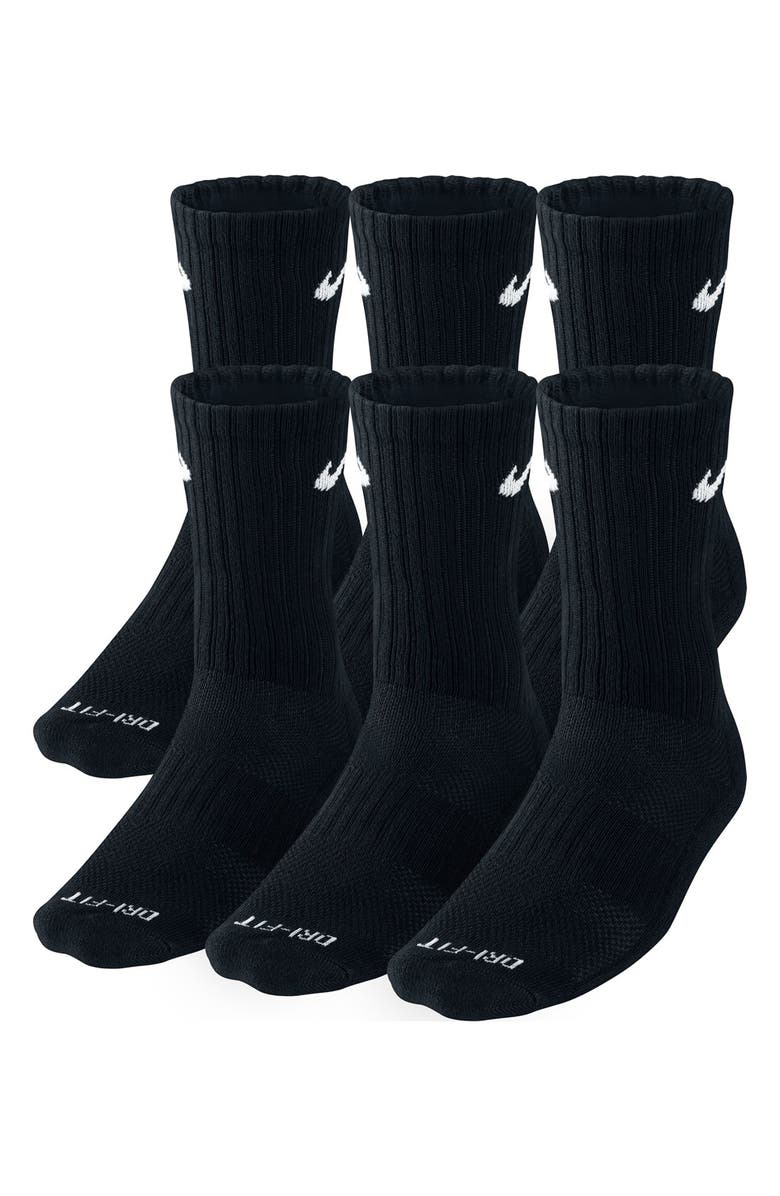 Nike Dri-FIT Crew Socks, Main, color, 