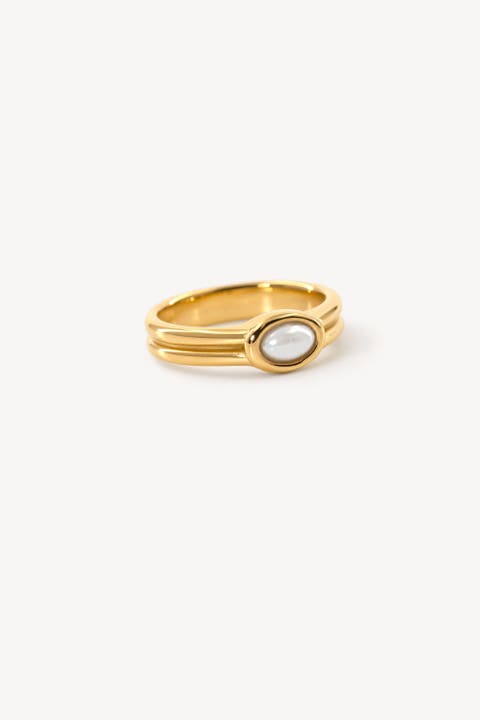 Pearl Stacker Ring