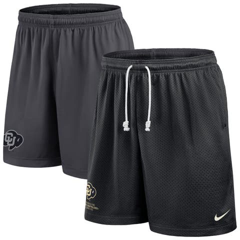 Men's Nike Black/Gray Colorado Buffaloes 2025 Sideline Reversible Performance Shorts