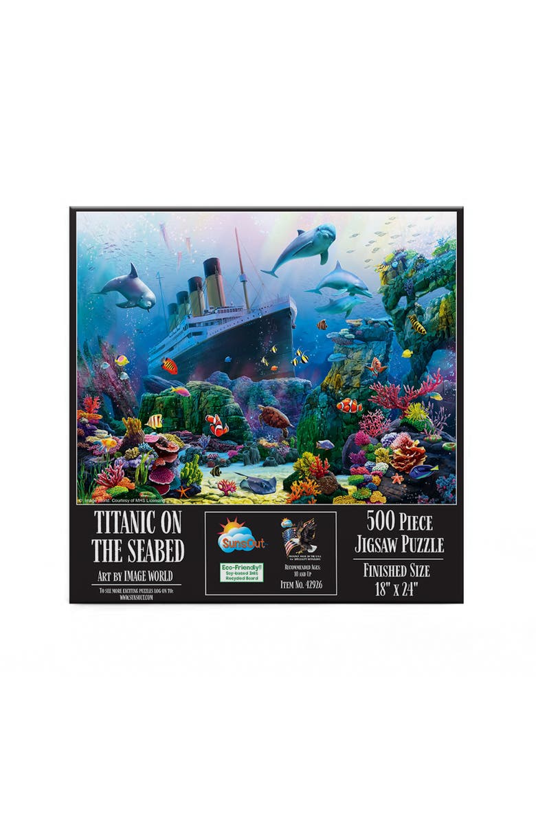 Sunsout Titanic on the Sea Bed 500 piece Jigsaw Puzzle for Adults, Alternate, color, Multicolor