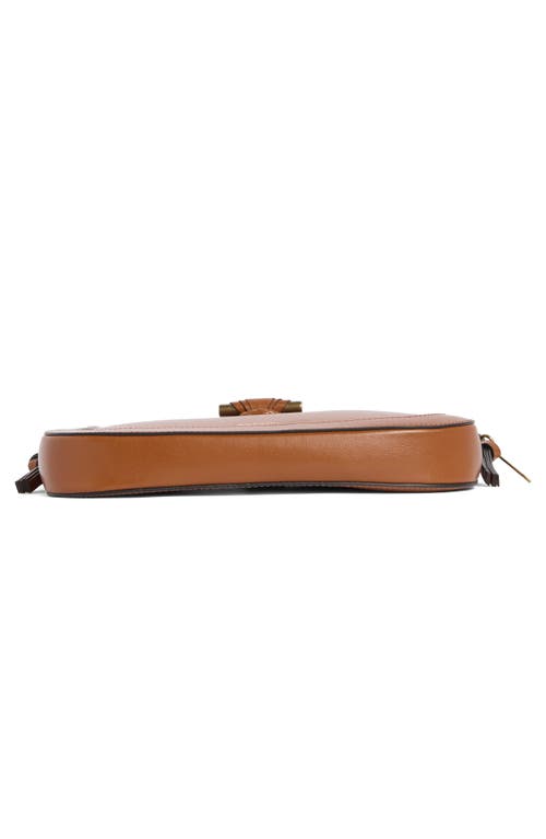Isabel Marant Vigo Calfskin Leather Baguette Shoulder Bag In Brown
