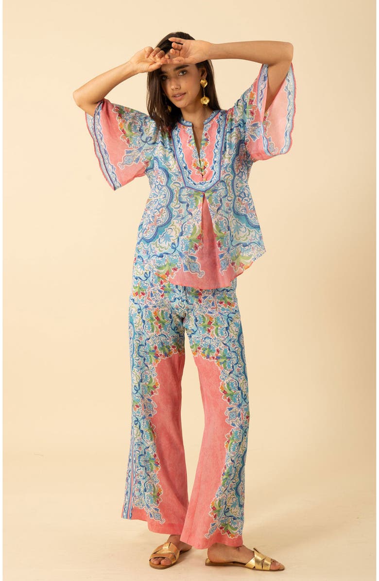 Hale Bob Estrella Voile Cotton Top, Alternate, color, 