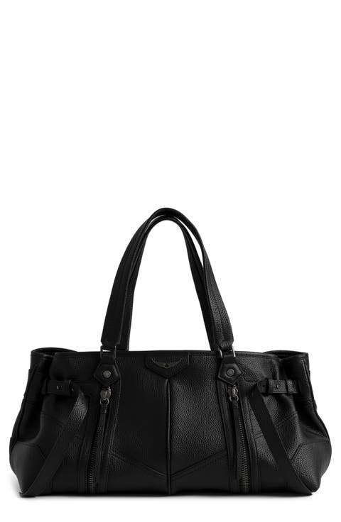 Sunny Grained Leather Shopper