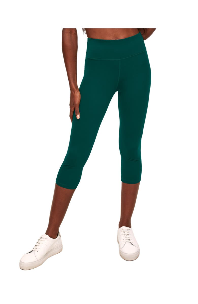 Walkpop Cali Everyday Activewear Crop Legging, Main, color, Green