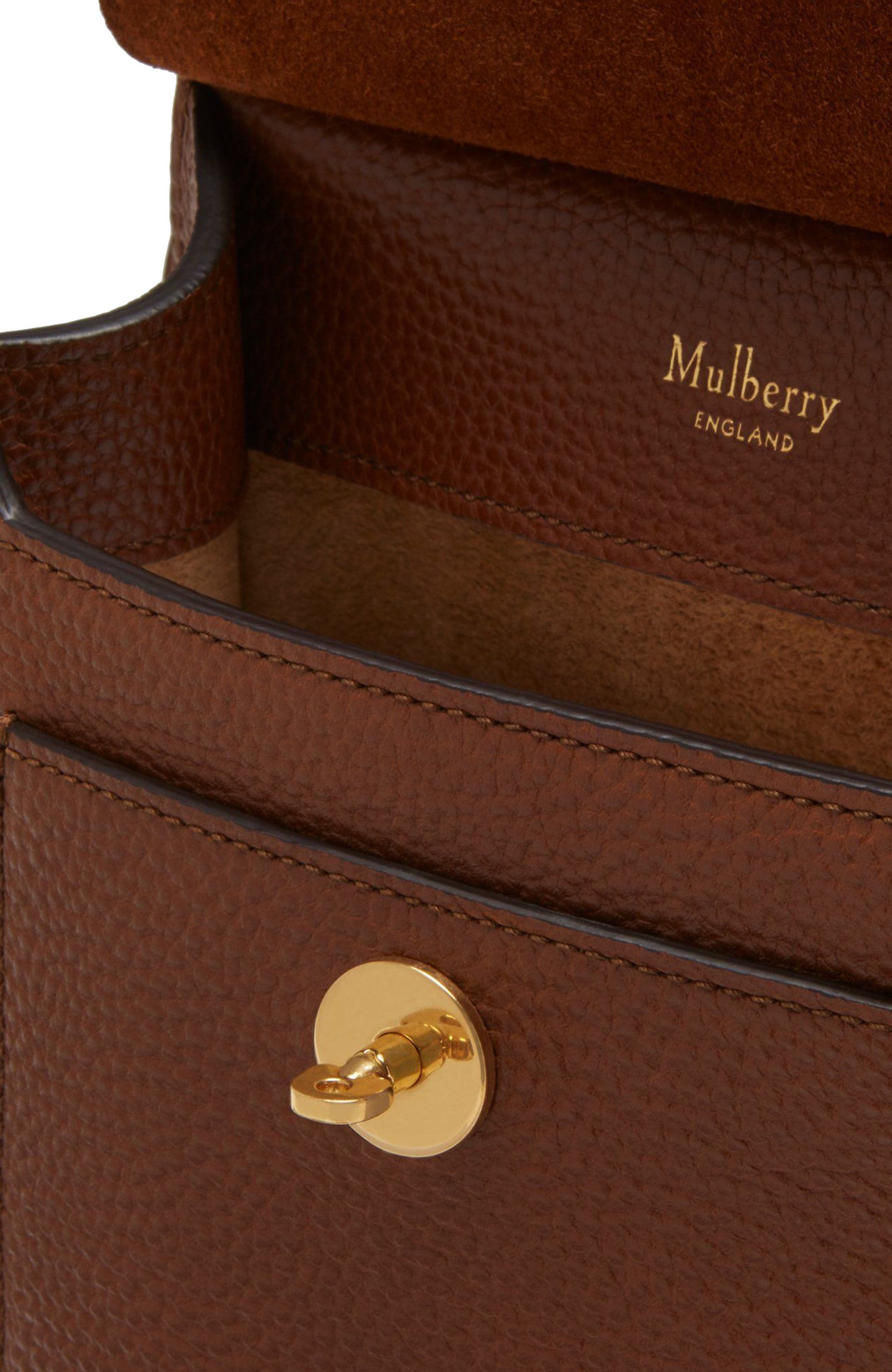 Mulberry Small Antony Leather Crossbody Bag, Alternate, color, 