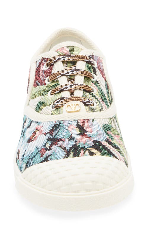 Valentino Garavani Bay By Bay Low Top Sneaker In Floral Multi
