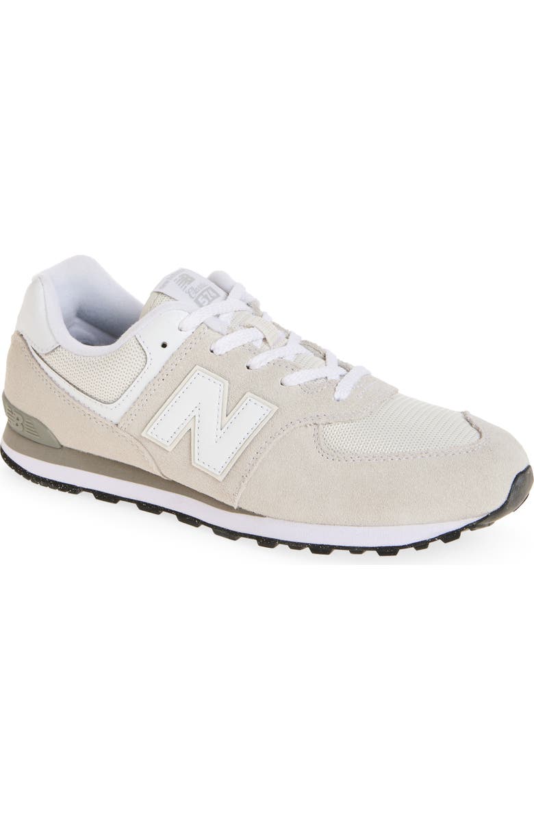 New Balance Kids' 574 Sneaker, Main, color, Nimbus Cloud/ Nb 103 White