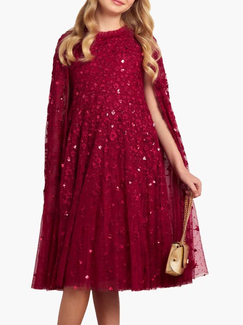 Dahlia Ditsy Cape Kids Dress