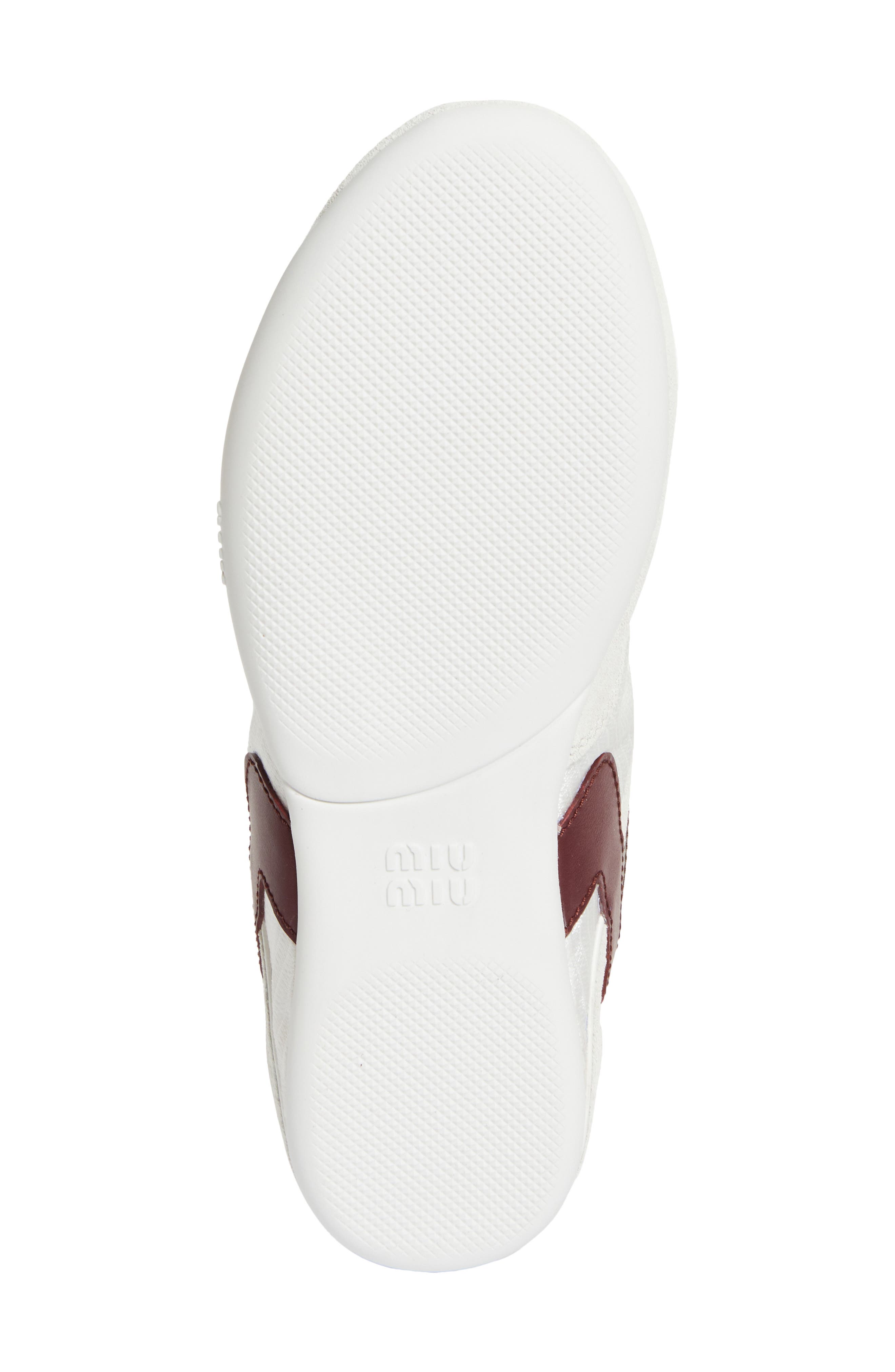 Gymnasium Low Top Sneaker, Alternate, color, BIANCO/ AMARANTO