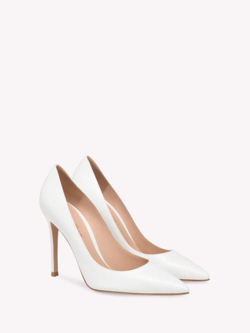 Gianvito Rossi 70mm Leather Pumps In White