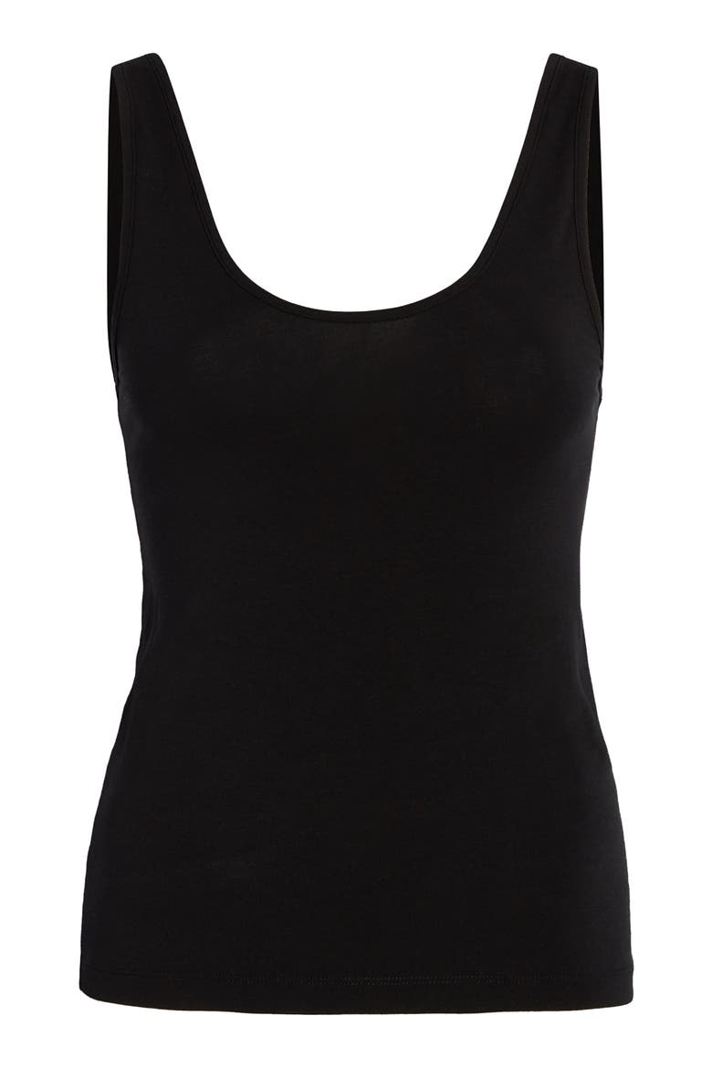 SLIM TANK TOP, Alternate, color, BLACK