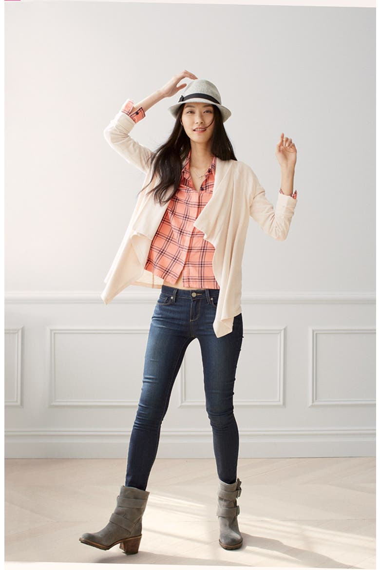 Open Cardigan, Alternate, color, MACADAMIA