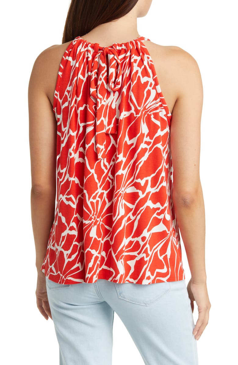 Loveappella Print Tank, Alternate, color, Spicy Orange