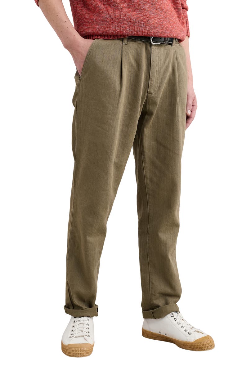 Seasalt Cornwall Helmsman Linen & Organic Cotton Pants, Main, color, Riverbed