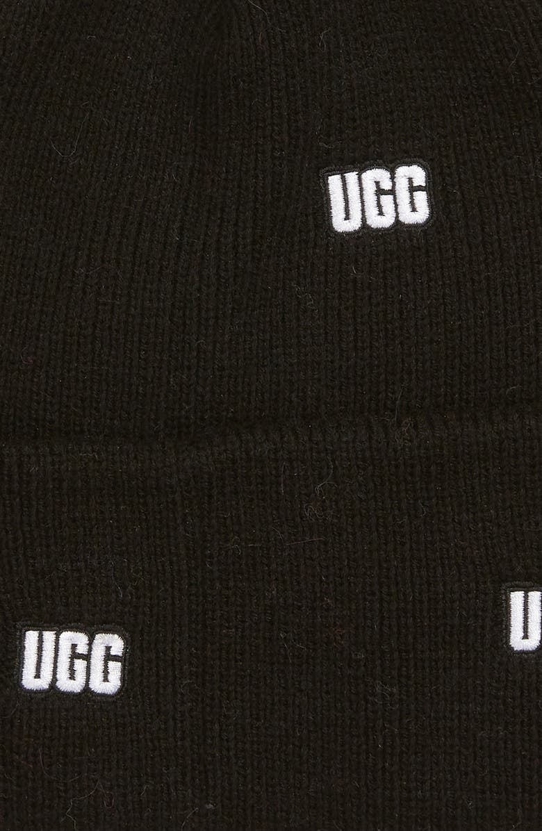 UGG<sup>®</sup> Scatter Logo Beanie, Alternate, color,