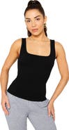 Fabletics Women's Daily Rib Square Neck Tank