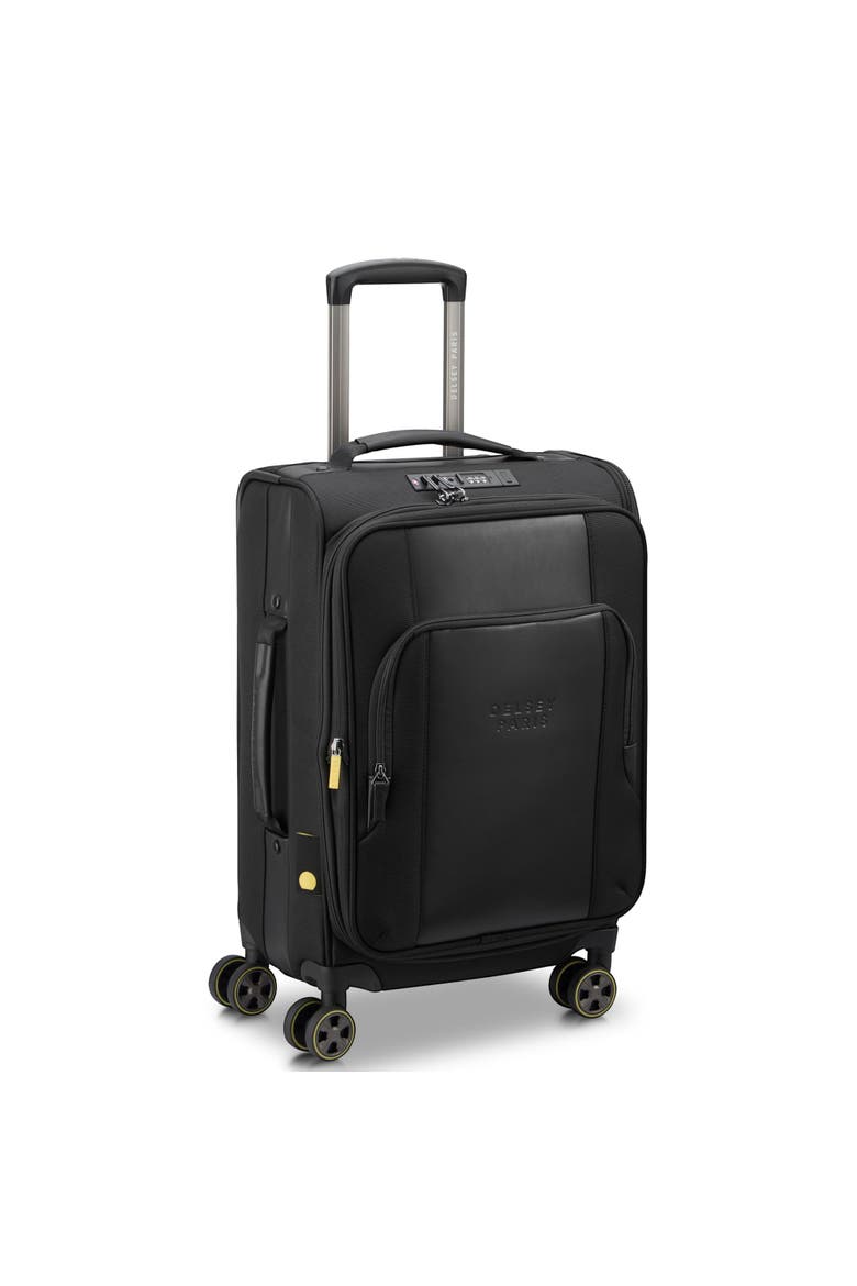 Wagram Softside Expandable 20" Carry On Spinner Luggage, Alternate, color, Black