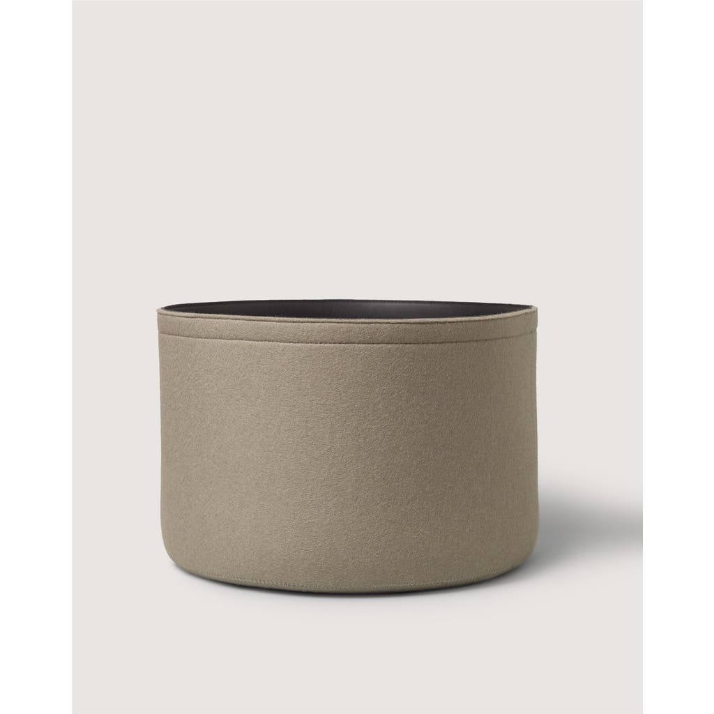 Graf & Lantz Graf Lantz Merino Wool Large Bin In Brown