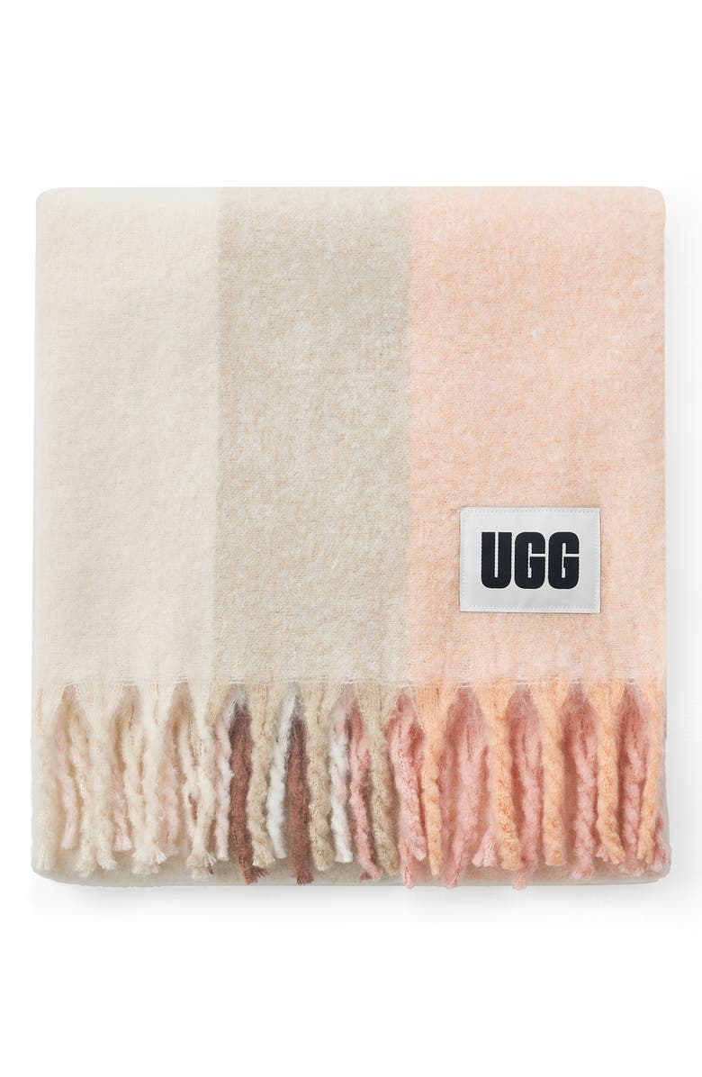 UGG<sup>®</sup> Calyx Throw Blanket, Main, color, Pansy