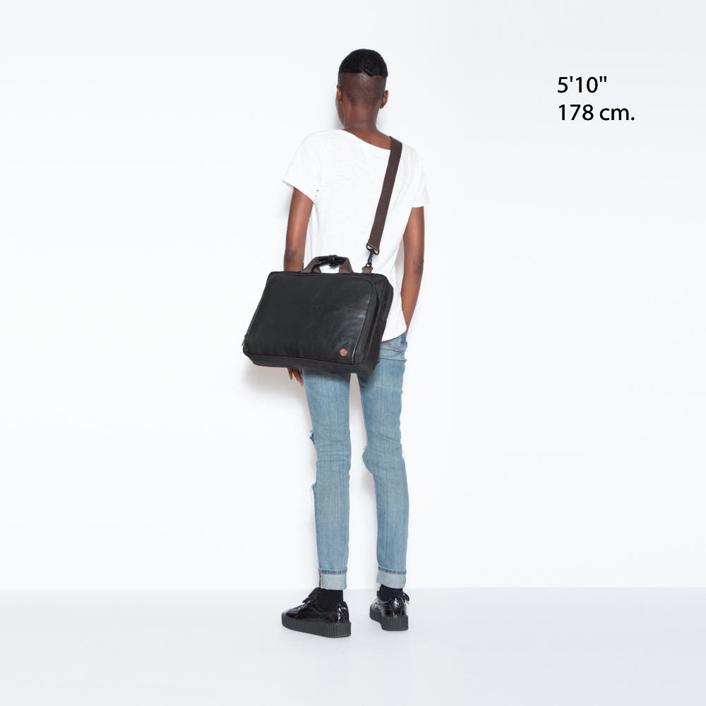 Token President Briefcase, Alternate, color, Black