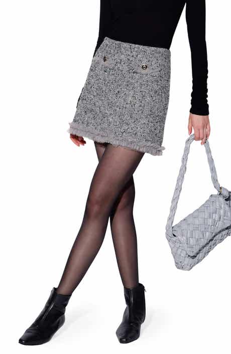 Walter Baker Reba Woven Miniskirt