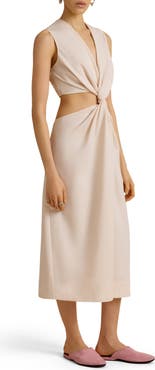 Marina Moscone Cotton Twist Dress