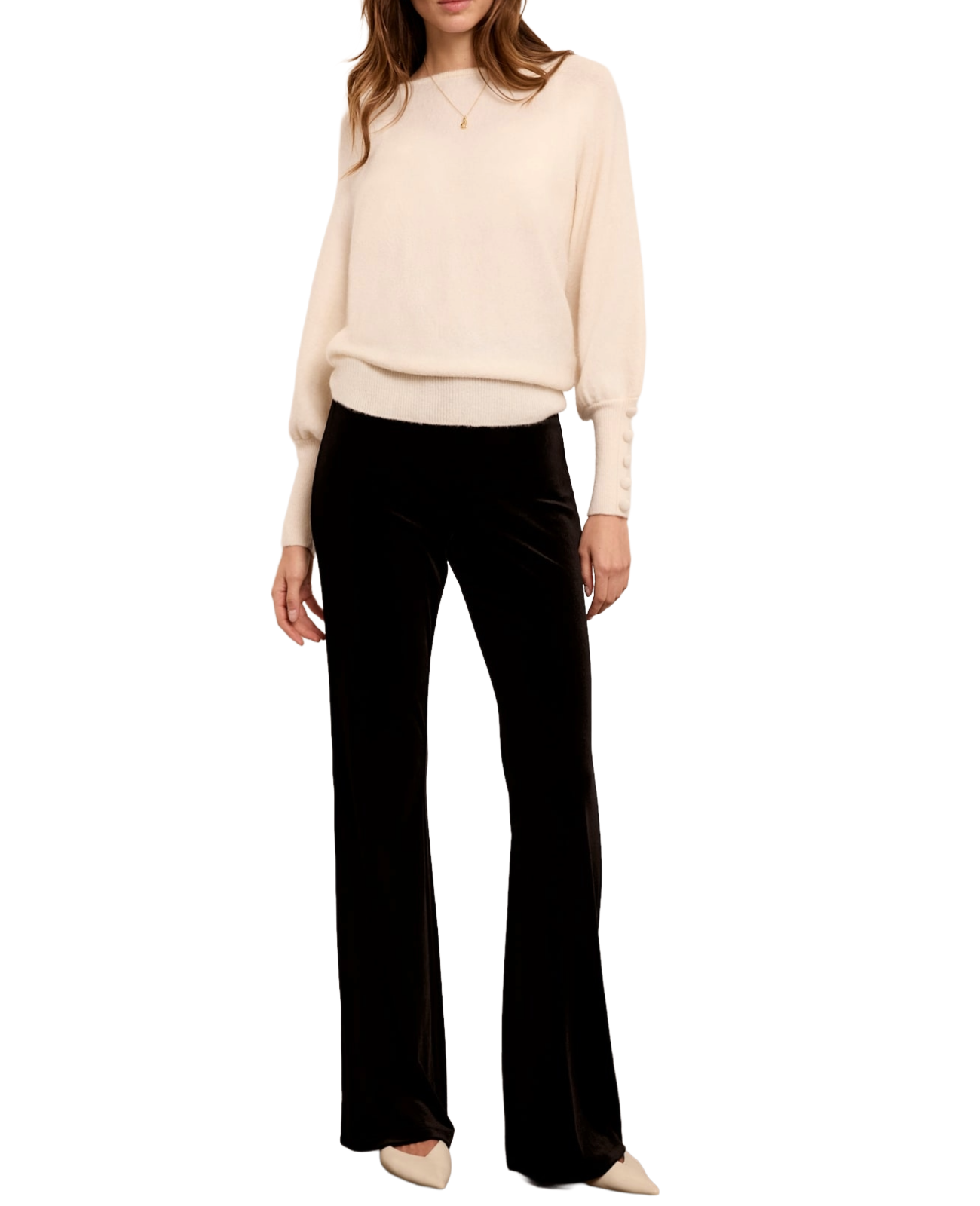 MINT VELVET Velvet Wide Leg Trousers (Women) | Nordstrom