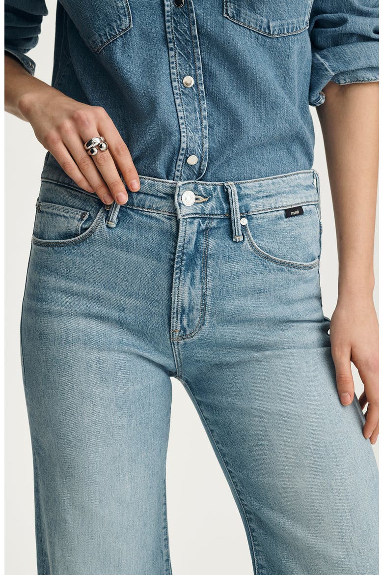 Grace Mid Rise Flare Jeans, Alternate, color, BLEACHED CLASSIC BLUE